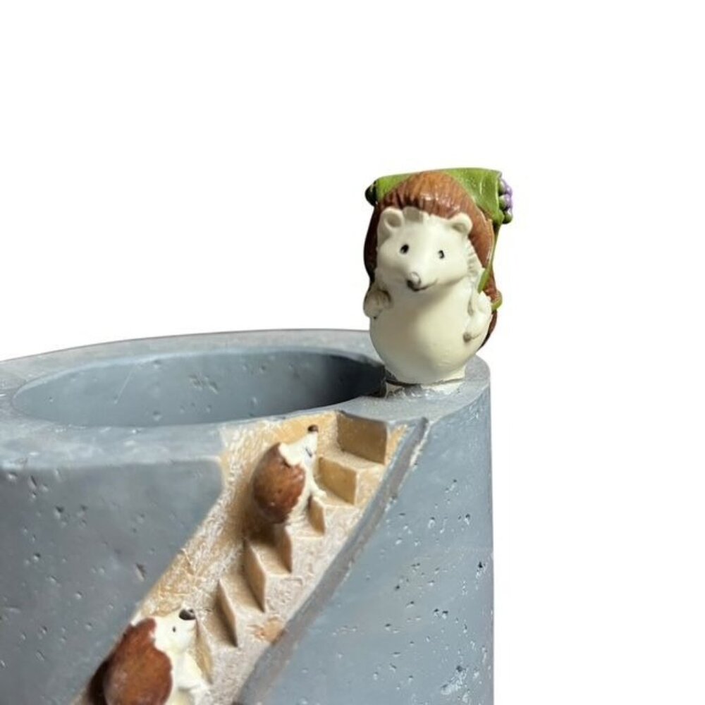 Hedgehog Family Succulent Planter - Picture 4 of 8